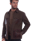 Zip Front Canvas W/leather Trim - 2006