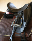 European Cotton Dressage Saddle Pad - Chocolate