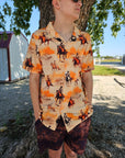 Western Grunge Men's Western Camp Shirt