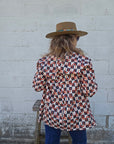 Baha Ranch Checkered Rodeo Women's Western Blazer