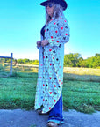 Baha Ranch Viva Las Vegas Rodeo Women's Western Duster Dress