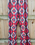 Baha Ranch Sedona Aztec Flare Pants
