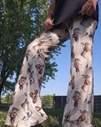 Baha Ranch Vintage Rodeo Cowgirl Flare Pants