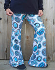 Baha Ranch All Turquoise Flare Pants