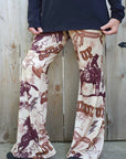 Baha Ranch Cowboy Ranch Flare Pants