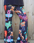 Baha Ranch Neon Vegas Flare Pants