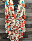 Baha Ranch Got My Boots Western Bath Robe