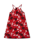 Floral Orchid Pareu Sundress With Pockets And Adjustable Straps