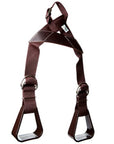 Hilason Western Kid Nylon Leather Buddy Slip-On Stirrups