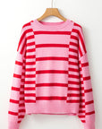 Madison Shoulder Ribbed Trim Sweater