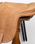 Sp101-F Baretek English Leather Bareback Horse Saddle Pad Trail Riding