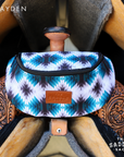 Compact Clip On Saddle Bag With Zipper Closure