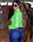 CITRUS SPARKLE PERFORMANCE RODEO SHIRT