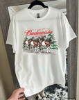 Merry Bud Christmas Tee or Crewneck