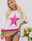 Madilynn Edge Drop Shoulder Sweater