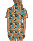 Western Patchwork Women's Western Pajama Set