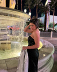Black Sequin Jumpsuit