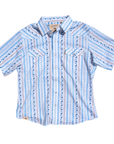 Birds And Lei Hawaiian Print Short Sleeve Shirt With Vibrant Exotically Tropical