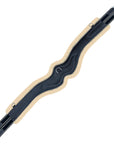 ExionPro 'AdaptLine' Wave Over Lay Girth - Navy Blue Elastic with White Lines