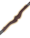 ExionPro 'AdaptLine' Wave Over Lay Girth - Grey Elastic with White Lines