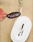 Weaver Leather Off White Horse Tack Flat Cotton Lunge Line With Snap