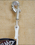 Weaver Leather Off White Horse Tack Flat Cotton Lunge Line With Snap
