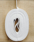 Weaver Off White Horse Tack Flat Cotton Lunge Line With Chain