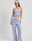 HALTER NECK CROPPED TOP