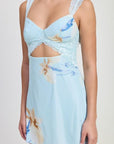 MINI LACE CONTRAST DRESS