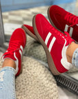 Harper Lace Up Flat Shoes