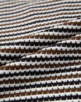 Stripe Textured Knit Long Sleeve T-Shirt