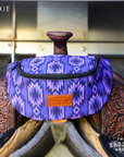 Compact Clip On Saddle Bag With Zipper Closure