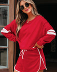 Sophia Shoulder Pullover Mini Skirt