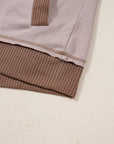 Alessia Exposed Seam Casual Hoodie