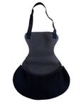 Fleece Saddle Seat Cover White With Black Neoprene Back Hilason