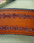 Hilason Western Headstall & Breast Collar Horse American Leather Saddle Tan