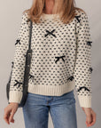 Scarlett Contrast Ribbed Edge Sweater