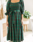 Scarlett Waist Flared Midi Dress
