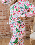 Georgia Pattern Pullover Drawstring Pants