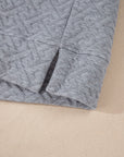 Saige Half Zipper Collared Sweatshirt