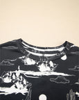 Western Desert Short Sleeve Knit Top