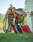 AJ Tack Freestanding Full Size Portable Horse Saddle Rack