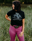 GIDDY UP - BLACK TEE