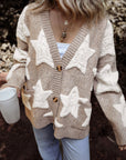 Clare Sherpa Star Cardigan