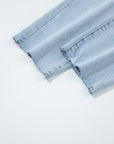 Kimberly Length Distressed Skinny Jeans
