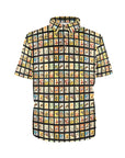 Cowboy Collage Men's Western Polo Style Shirt