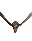 Hilason Western Horse Headstall & Breast Collar Tack American Leather Rough Out