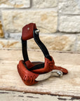 AJ Tack Black Aluminum Barrel Racing Stirrups