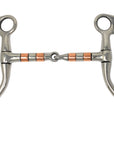 AJ Tack Tom Thumb Snaffle with Roller Bit