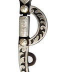 AJ Tack Argentine Three Piece Copper Dog Bone Snaffle Bit